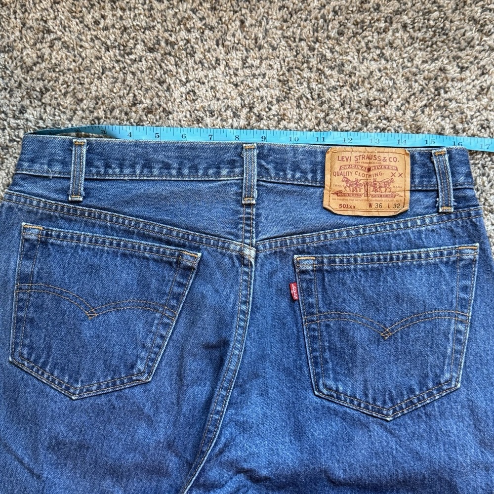 Vintage Levis 501xx Men's Size 36x33 Fit 32x28.5 Made In USA - Picture 8 of 13